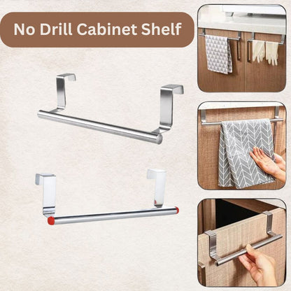 Multipurpose Stainless Steel Over the Cabinet Shelf