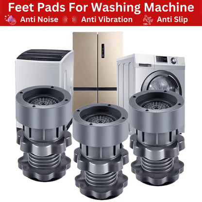 Washing Machine Adjustable Height Footpads (Pack Of 4)