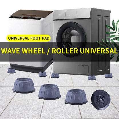 Washing Machine Wave Wheel Universal Foot Pads (Pack Of 4)