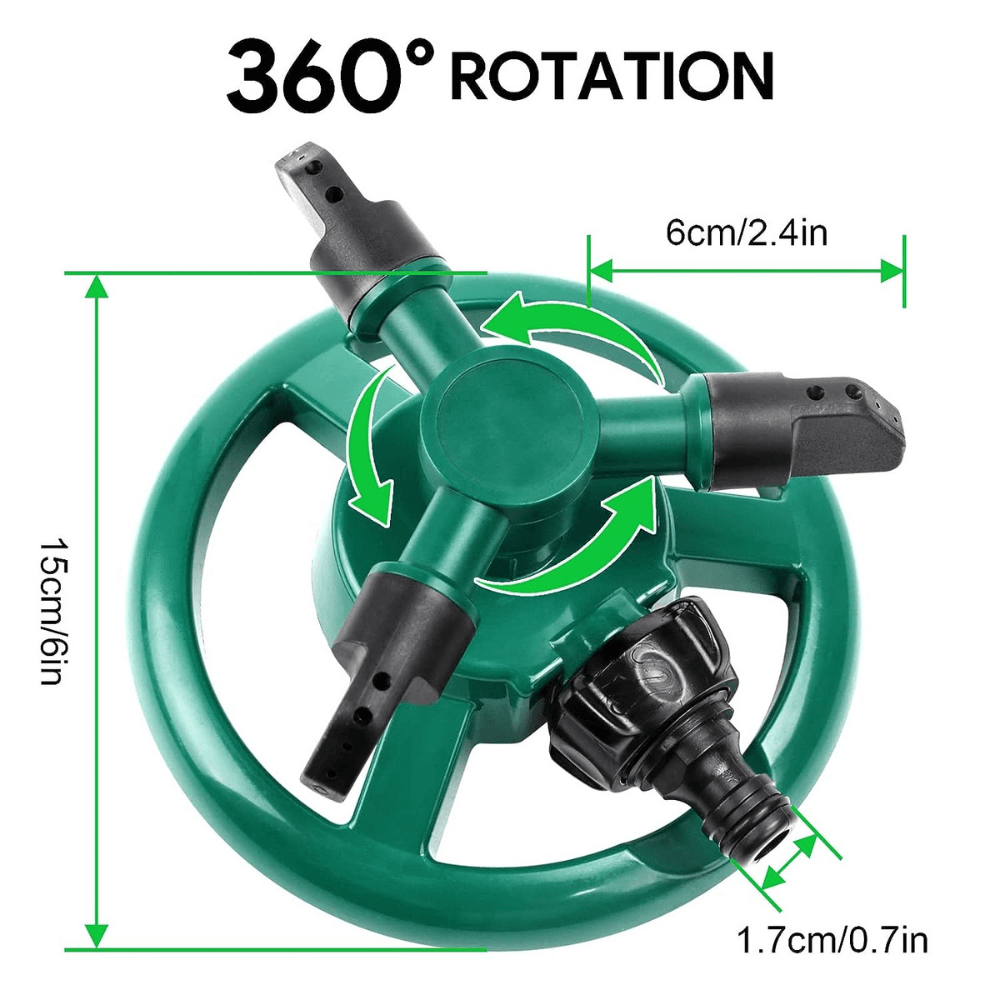 360° ROTATION LAWN SPRINKLER