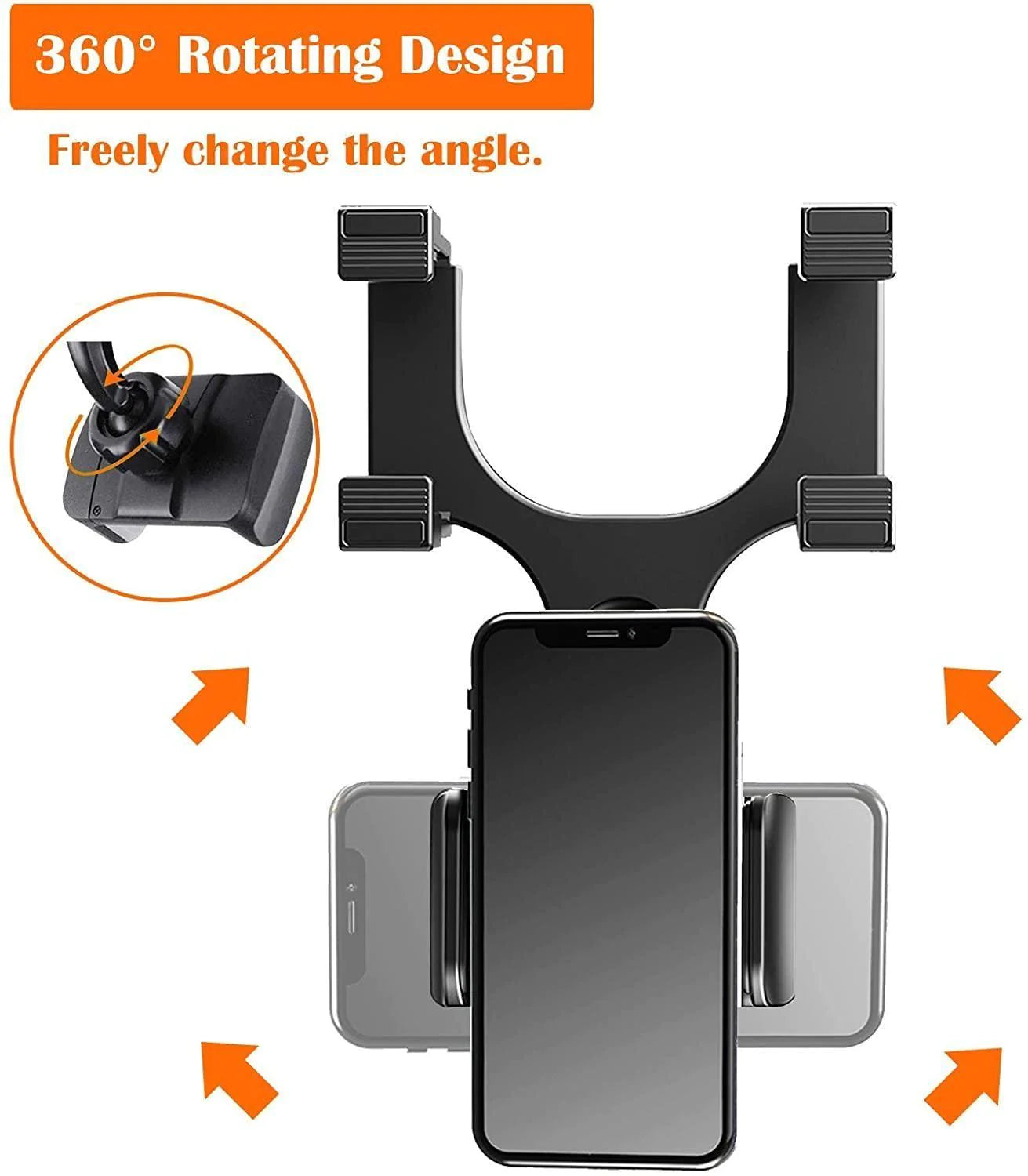 Car Rearview Mirror Phone Holder