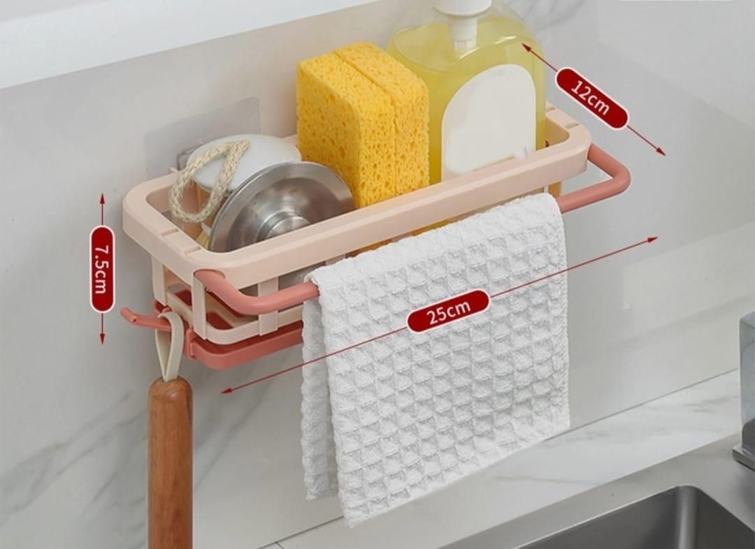 No Drill Kitchen Sink Storage Drainage Tray