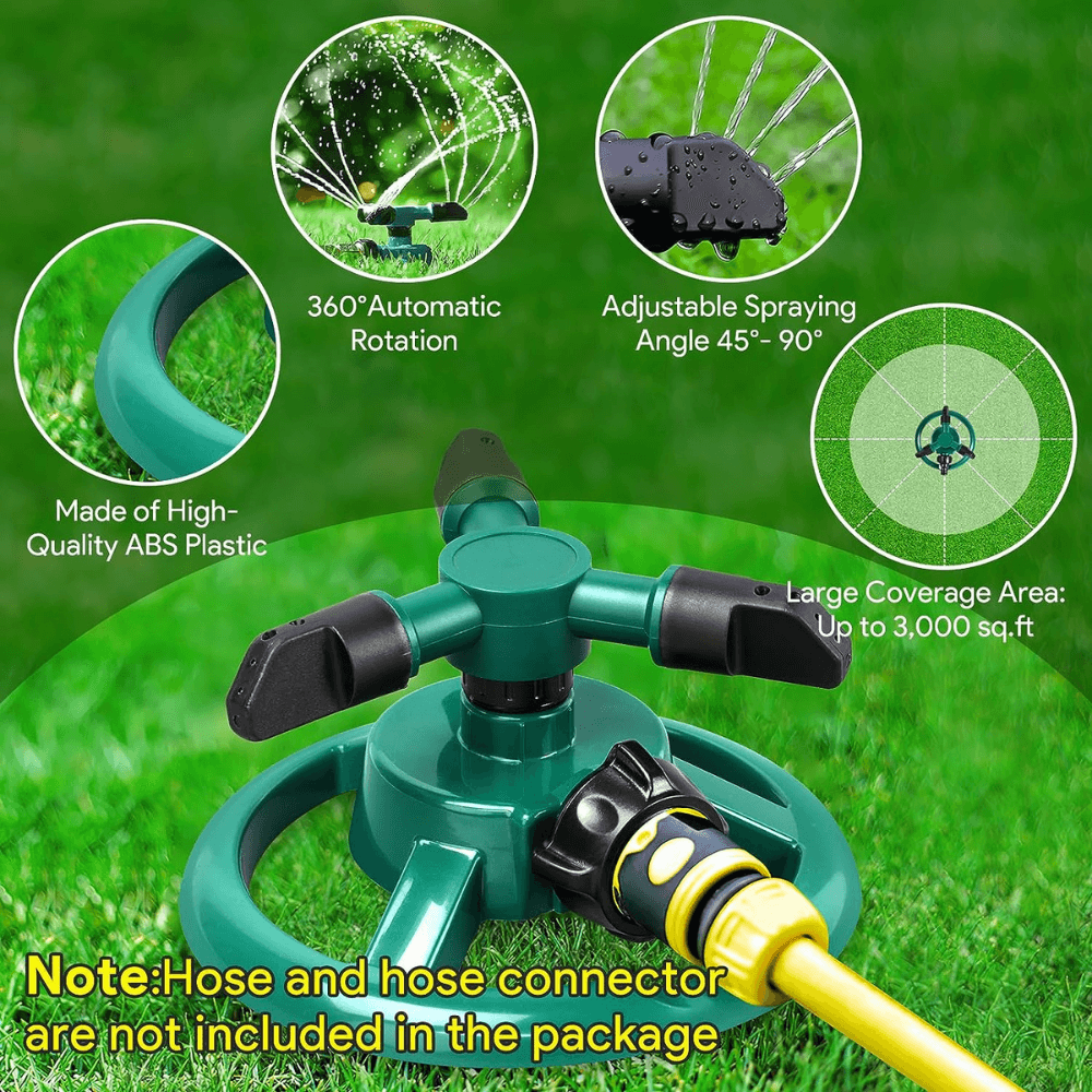 360° ROTATION LAWN SPRINKLER