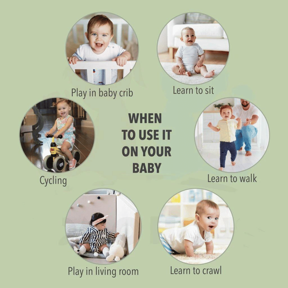 Baby Cushioned Protector With Adjustable Strip