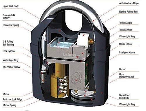 2 MODES SECURITY PAD LOCK WITH SMART ALARM