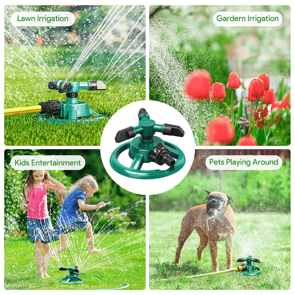 360° ROTATION LAWN SPRINKLER